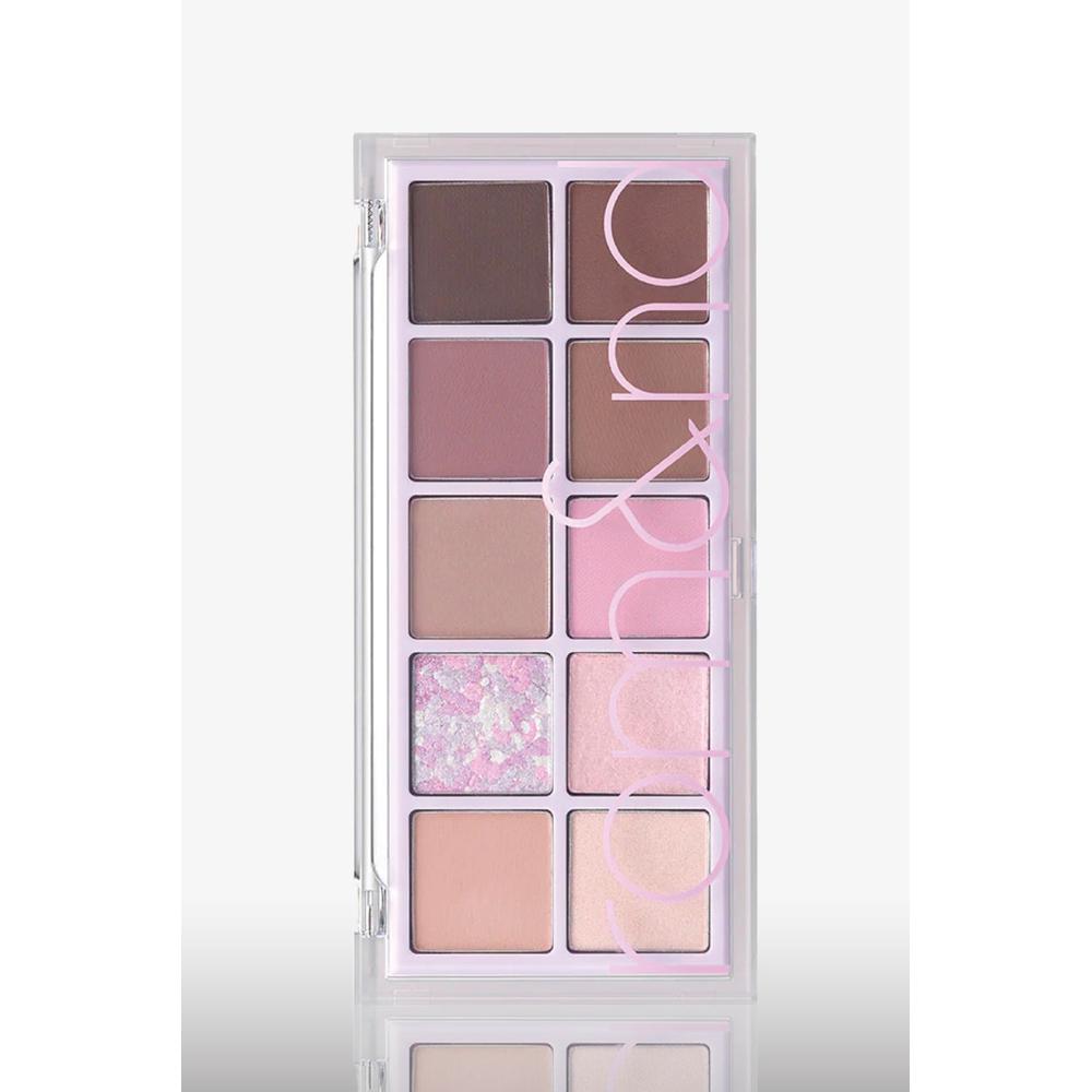 Better Than Pallet 09 DREAMY LILAC GARDEN Paleta de Sombras multicolor rom&nd Paleta de sombras de ojos en estuche compacto con 10 colores en diferentes acabados mate y brillantes x 1