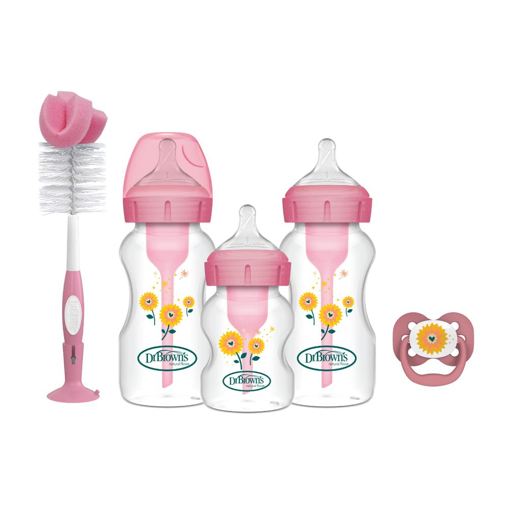 Teteros Cepillo Y Chupo Dr Brown's Set De Regalo Recien Nacido Rosado Dr Browns Unidad x 1 Teteros Cepillo Y Chupo Dr Brown's Set De Regalo Recien Nacido Rosado Dr Browns Unidad x 1