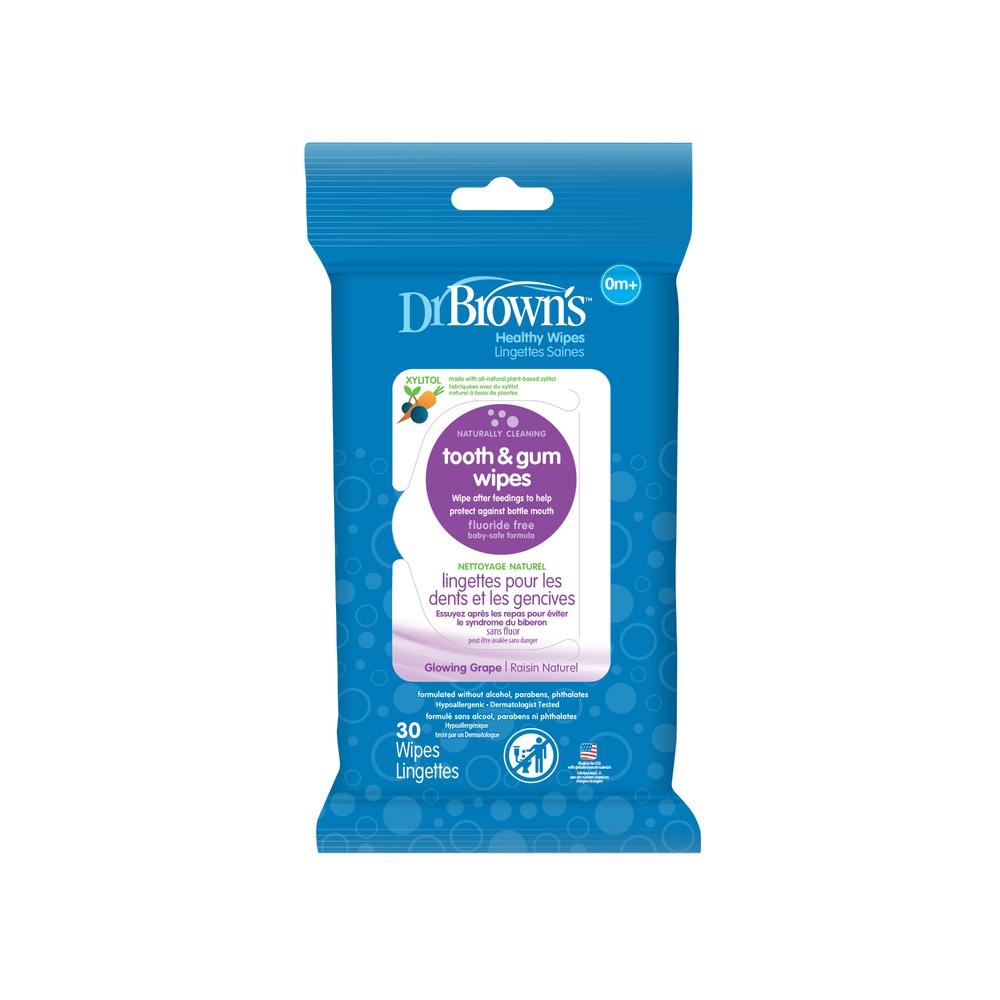 Toallitas Humedas Para Dientes Y Encias 30 Unidades Dr Brown Dr Browns Unidad x 1