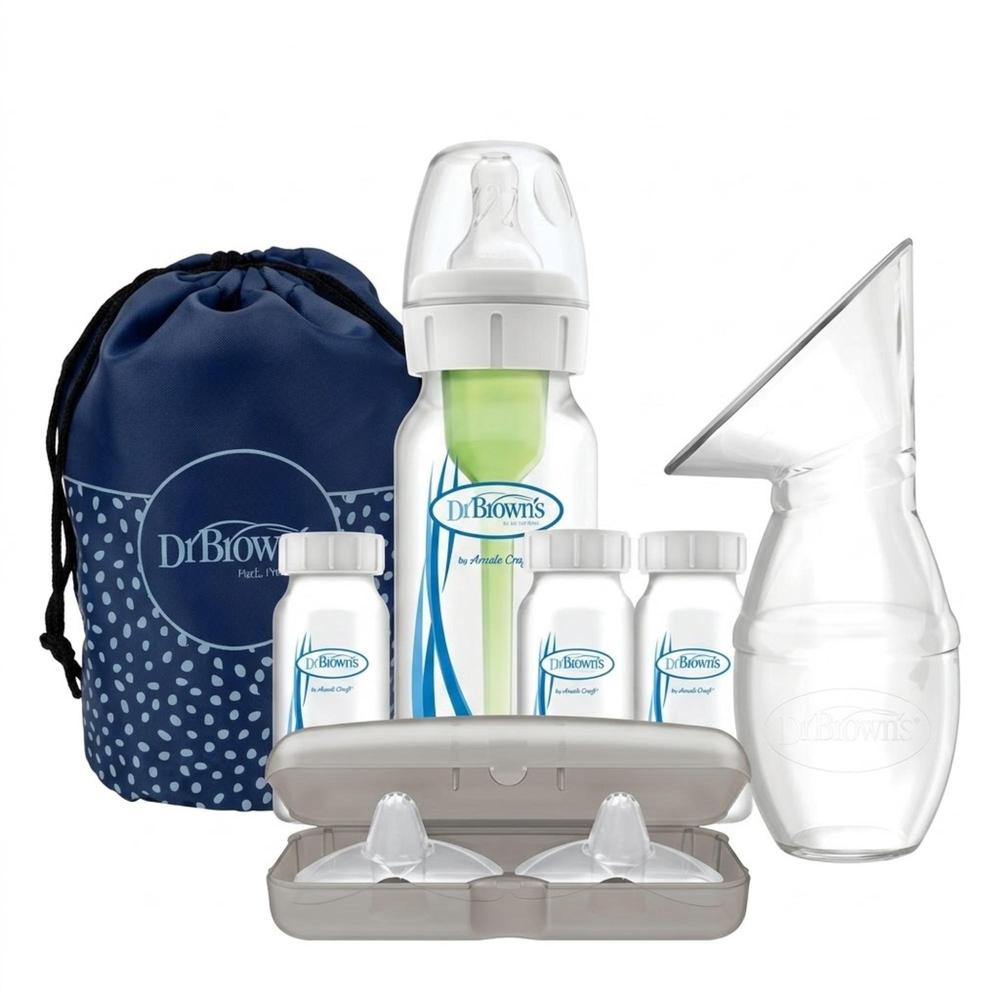Set para Lactancia Materna Protector T2 + Botellas Dr Browns Dr Browns Set x 3