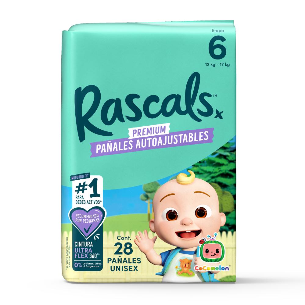 Pañales Rascals Cocomelon Pants T_6 Bebe 12-17 Kg x 28 Und Rascals Unidad x 1 Pañales Rascals Cocomelon Pants T_6 Bebe 12-17 Kg x 28 Und Rascals Unidad x 1