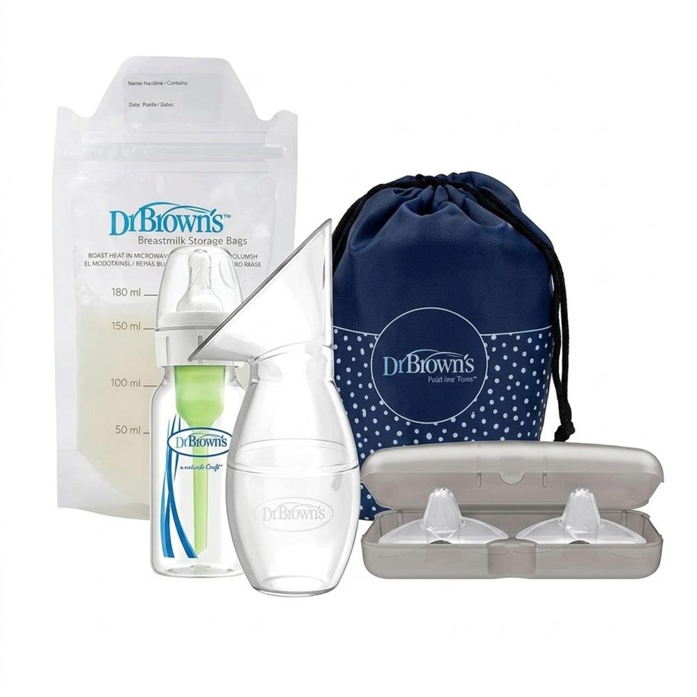 Set para Lactancia Materna Protectores T1 + Bolsas Dr Browns Dr Browns Set x 3