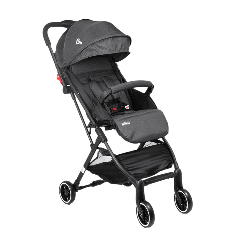 Coche Para Bebe Bium Miku Negro 4 Ruedas Bium Unidad x 1 Coche Para Bebe Bium Miku Negro 4 Ruedas Bium Unidad x 1