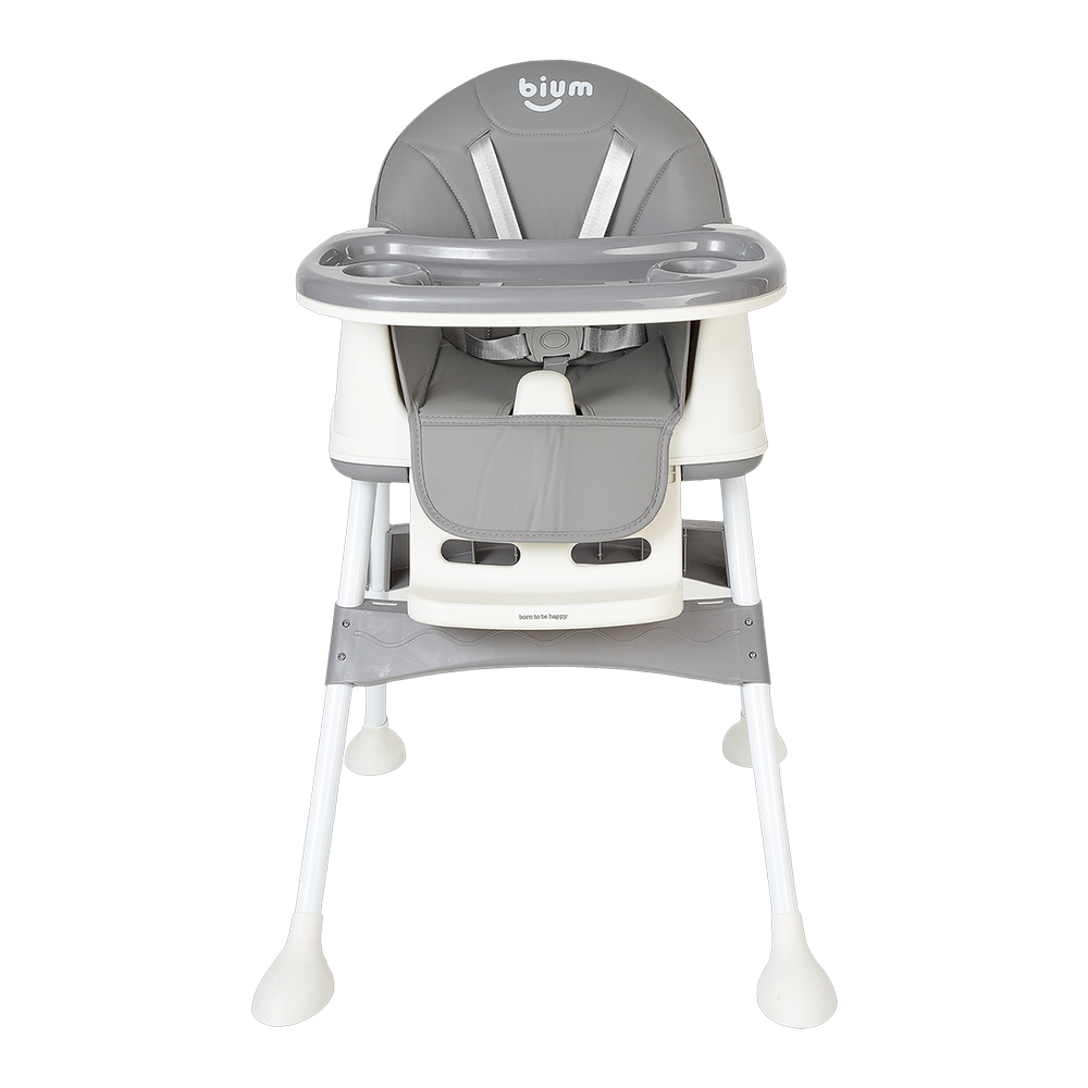 Silla Comedor Infantil 4 en 1 Aria Blanco Gris Bium - Comedor Bebe Bium Unidad x 1 undefined