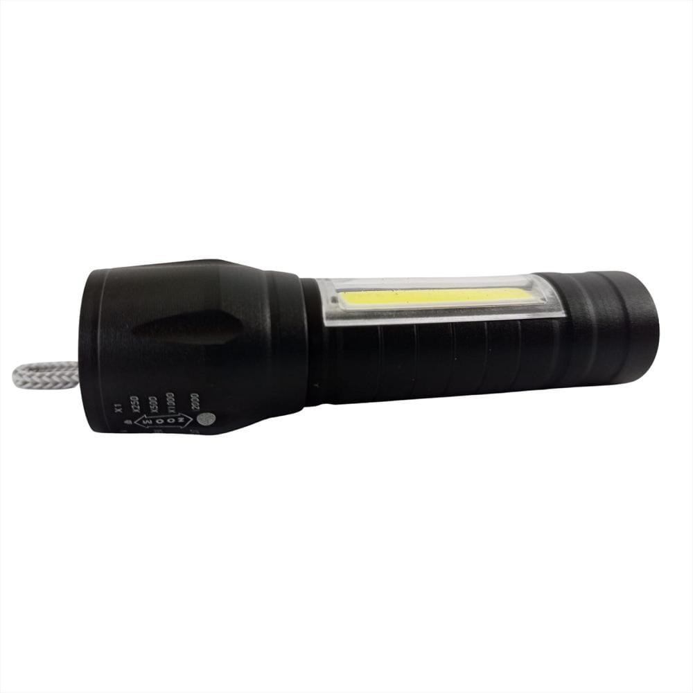 Linterna Tactica Led Recargable Con Zoom UNIMARC Unidad x 1 Esta exclusiva linterna led ha sido diseñada con los más altos estándares de calidad y fabricada con los mejores materiales, que hará de este el complemento perfecto para tu hogar y espacios, gracias 