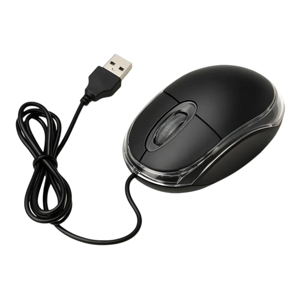 Mouse Alambrico USB Optico Para PC Y Portatil GENERICO Unidad x 1 El mouse de cable con luces en sus laterales de alta precisión y movilidad es un dispositivo de entrada para computadoras que combina estilo y funcionalidad. Sus luces LED y alta precisión en el movim