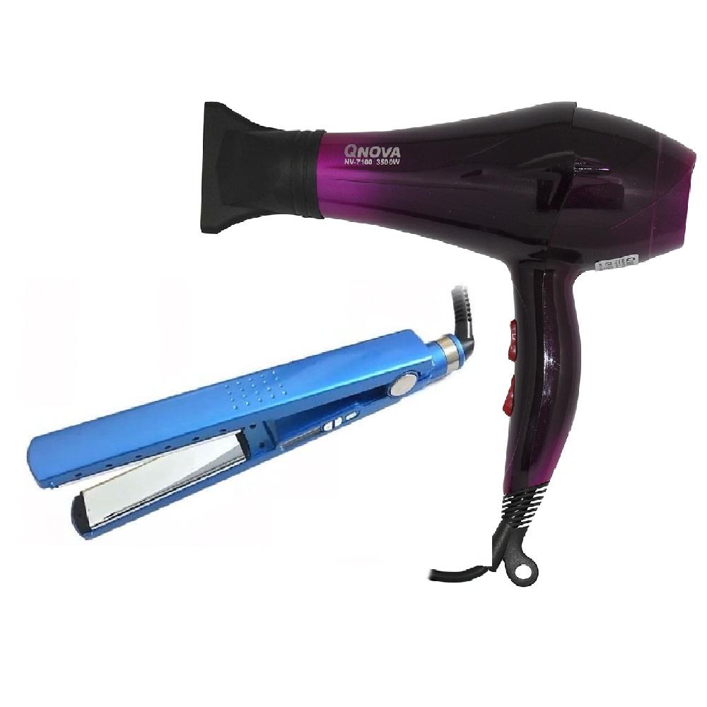 Secador Iónico Rápido + Plancha Cabello NANO TITANIUM Unidad x 1