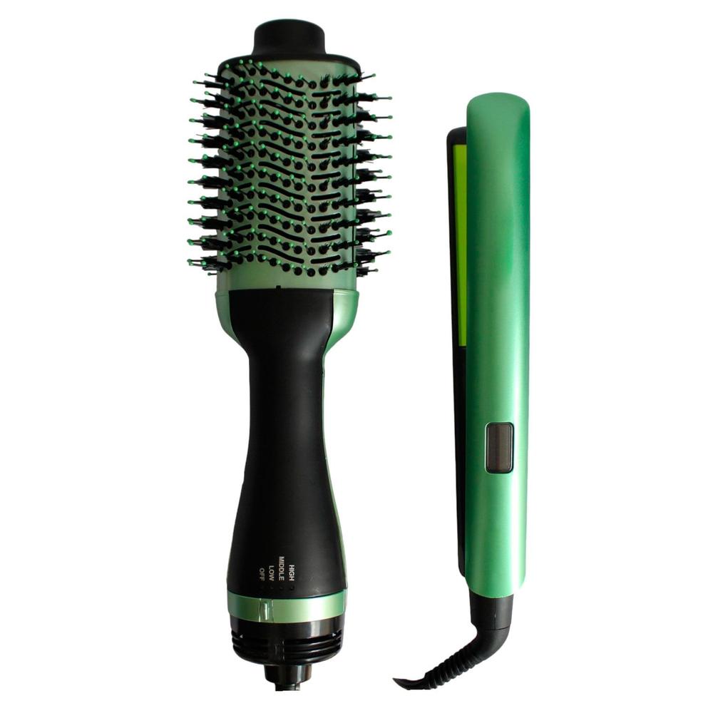 Secadora De Cabello Y Plancha Alisadora 2 En 1 UNIMARC Unidad x 1