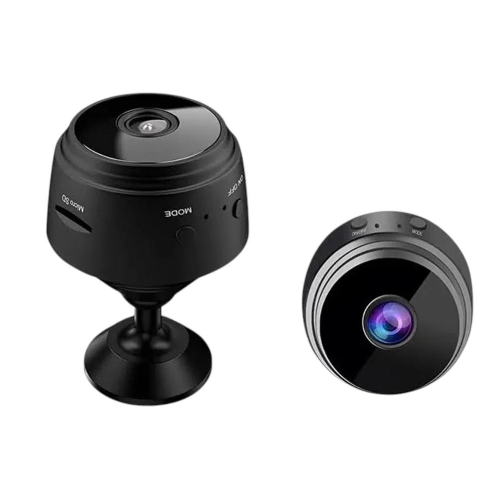 Mini Camara Vigilancia Oculta Wifi HD Vision Nocturna GENERICO Unidad x 1 Mantén tus espacios protegidos de forma discreta y eficiente con esta mini camara de seguridad WiFi. Su diseño compacto y moderno permite ubicarla facilmente en hogares, oficinas, negocios o cualquier
