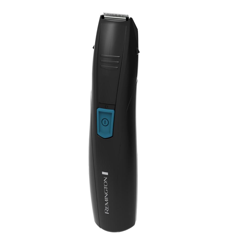Máquina afeitadora para barba 5 cabezales afeita recorta detalla Remington Recortadora compacta con 5 cabezales intercambiables lavables, cuchillas de acero inoxidable autoafilables, guía de peine ajustable, accesorios para cortar barba, bi