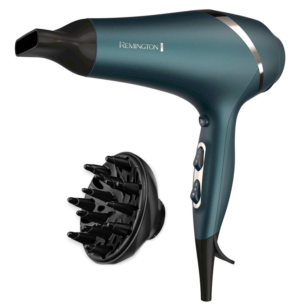 Secador de pelo 1900 W cerámica con coco Remington Secador profesional en caja con accesorios (concentrador 7mm, concentrador 11mm, difusor) x 1 unidad