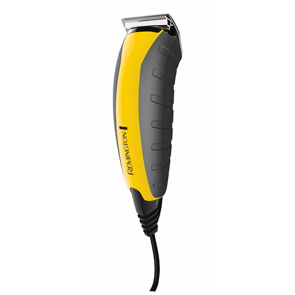 Cortadora de cabello motor profesional, HC5850A Remington Kit de 15 piezas: 8 peines de guía, cuchillas removibles, cepillo para el cuello, aceite lubricante, tijeras, capa y estuche duro de almacenamiento x 15 piezas