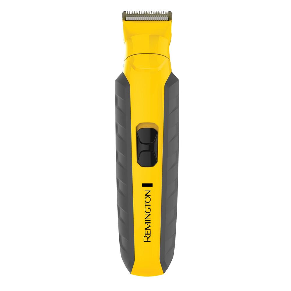 Máquina afeitadora para barba resistente a caídas kit todo en 1 Remington Kit completo de 10 piezas: Recortadora principal, 5 peines de corte (1.5, 3, 6, 9, 12mm), detallador de nariz y oídos, peine ajustable (2-20mm), cargador y bolsa de a